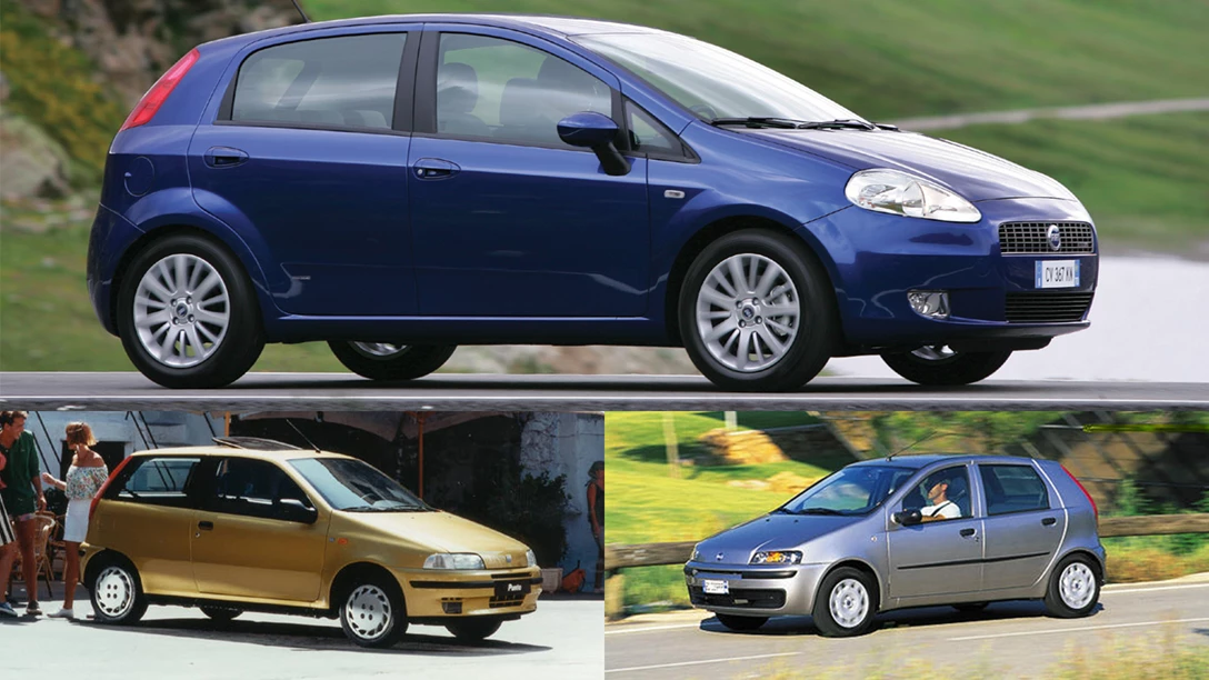 פיאט פונטו דור 3, 2 ו-1