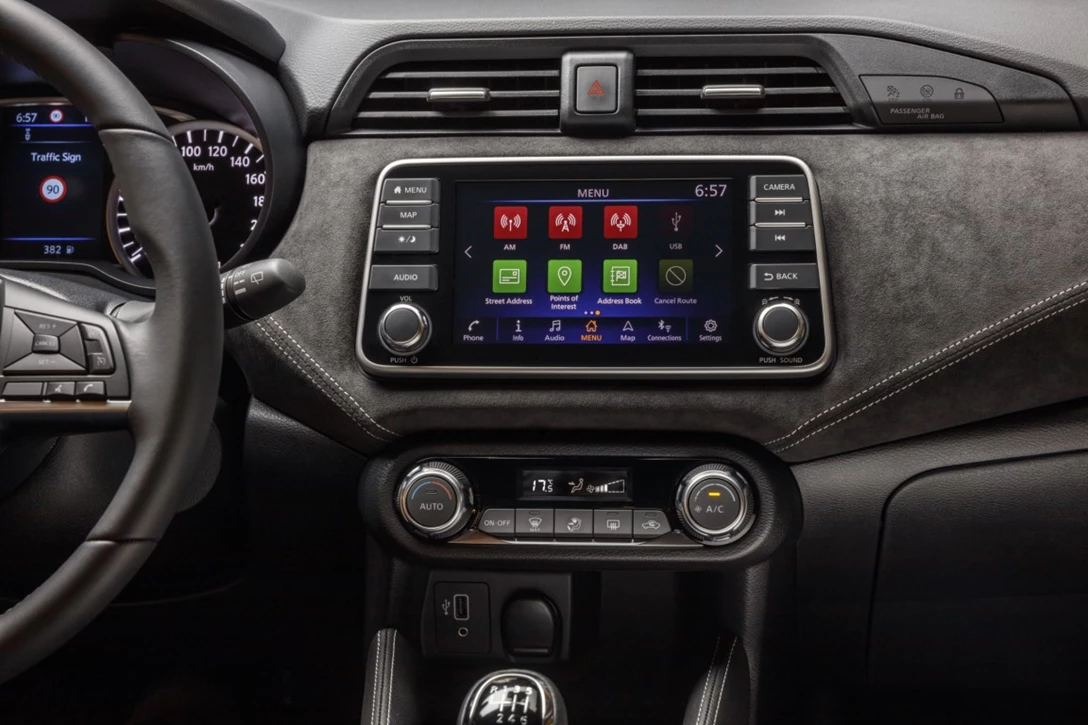 1610850-More Micra Live Event - White Micra N-Sport - Interior Details Nissan connect 4.jpg