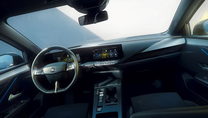 אופל אסטרה 2026 סביבת נהג