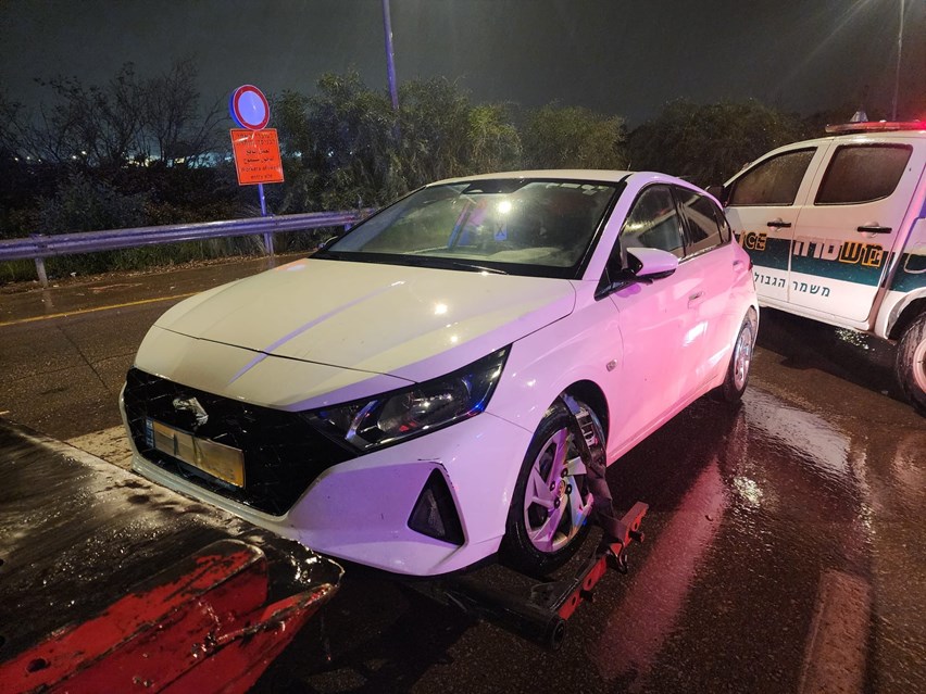 רכב גנוב שנתפס