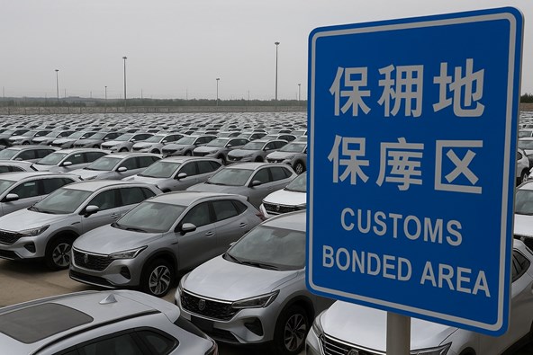 רכבים סינים במגרש