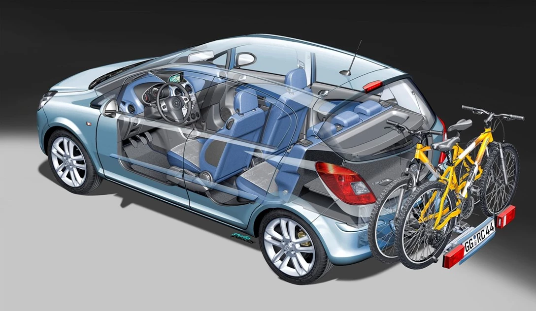 אופל קורסה - חתך