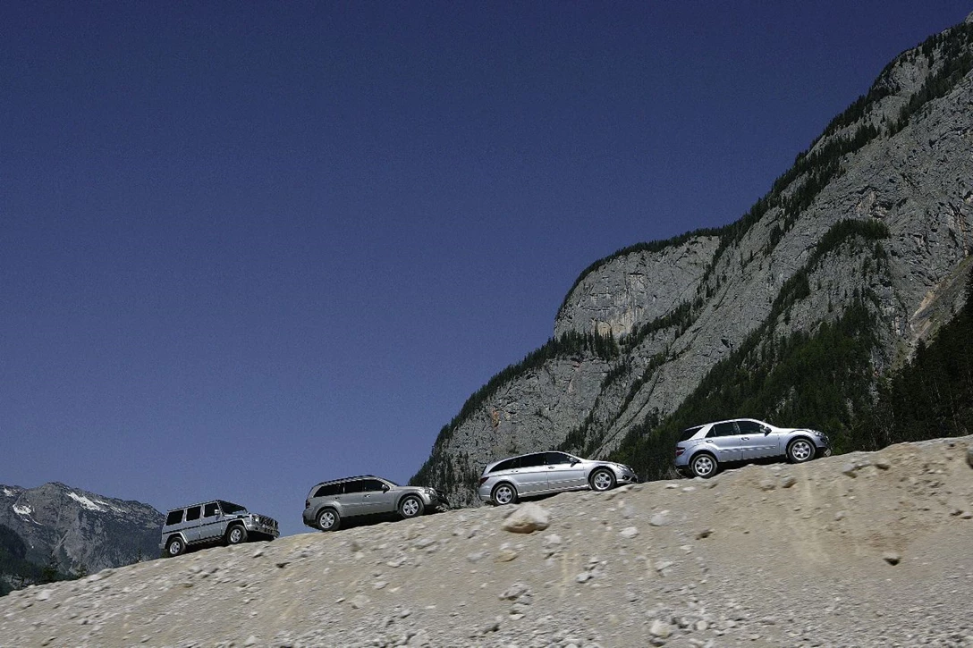 GL קלאס ומשפחת רכבי הפנאי של מרצדס