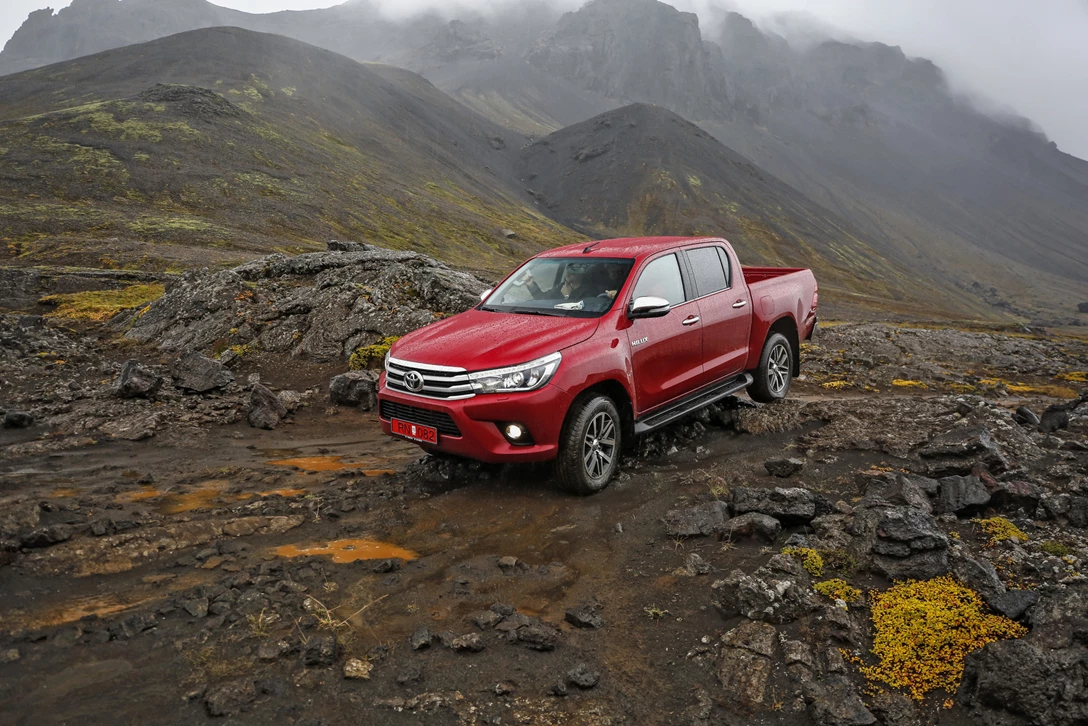 טויוטה היילקס - אירוע ההשקה באיסלנד