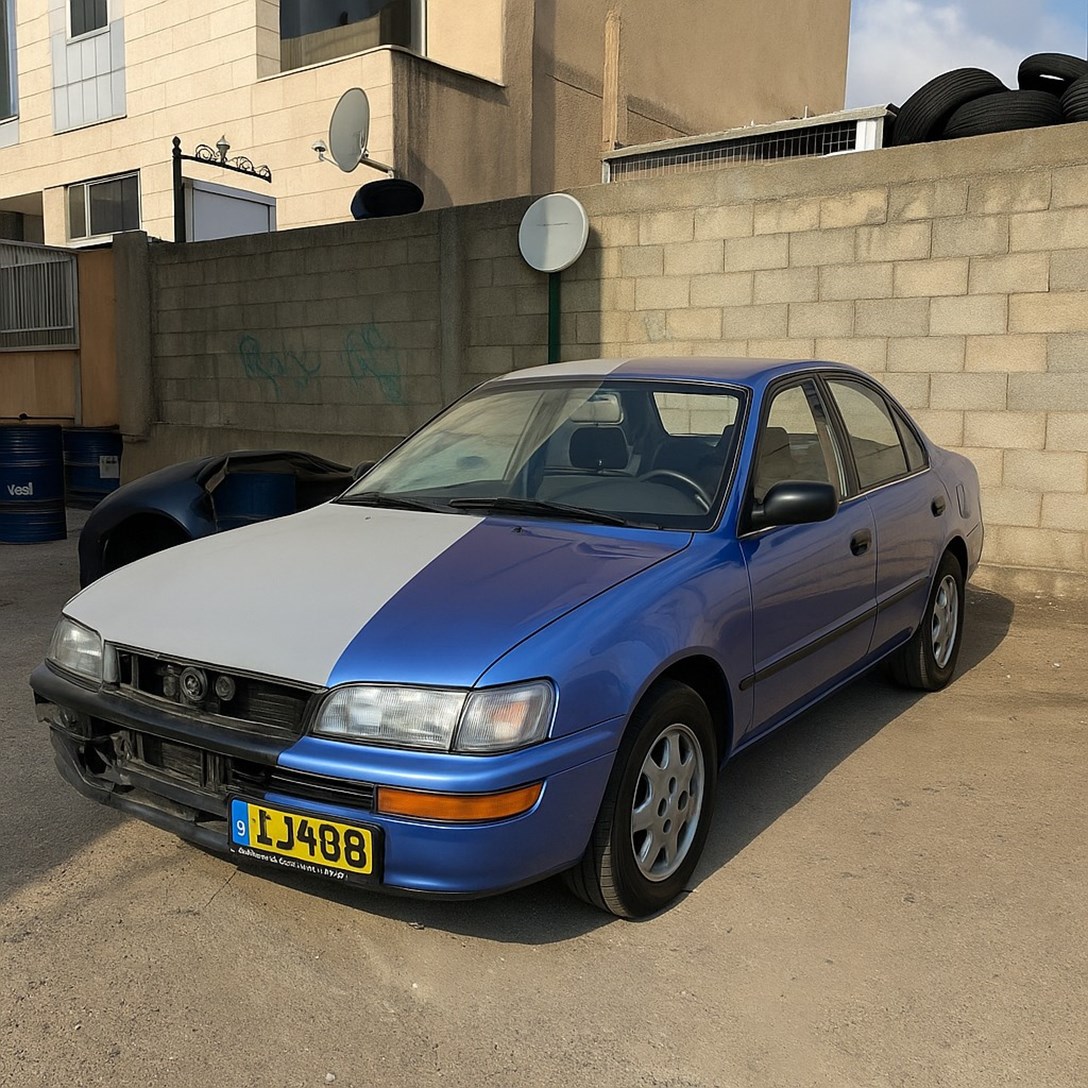 טויוטה קורולה לפני ואחרי שיפוץ