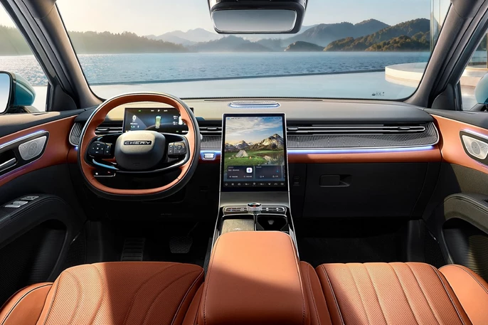 צ'רי טיגו 8 החדש, תא נוסעים